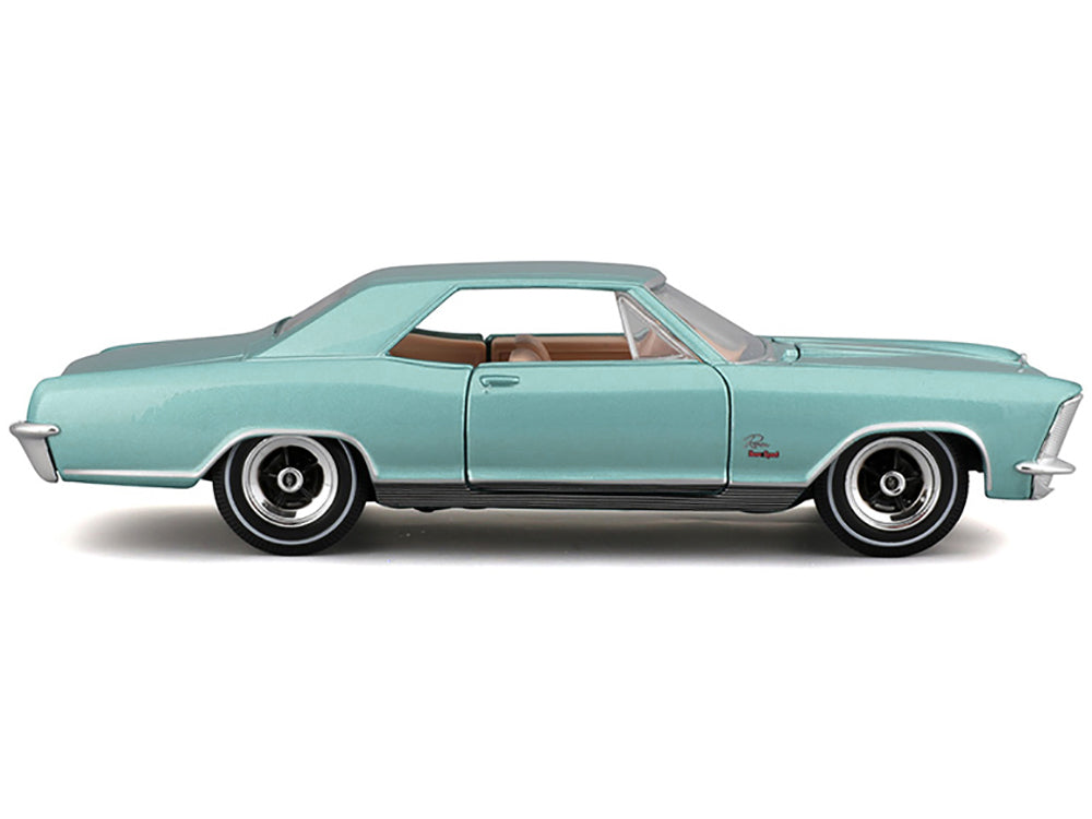 1965 Buick Riviera Gran Sport Light Blue Metallic "Special Edition" Series 1/26 Diecast Model Car