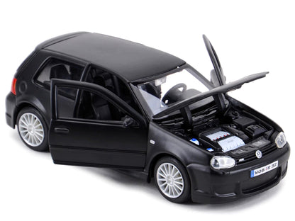 Volkswagen Golf R32 Matt Black "Special Edition" Series 1/24 Diecast Model Car