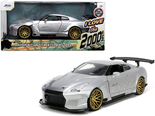 2009 Nissan GT-R (R35) Ben Sopra Silver "I Love the 2000's" Series 1/24 Diecast Model Car