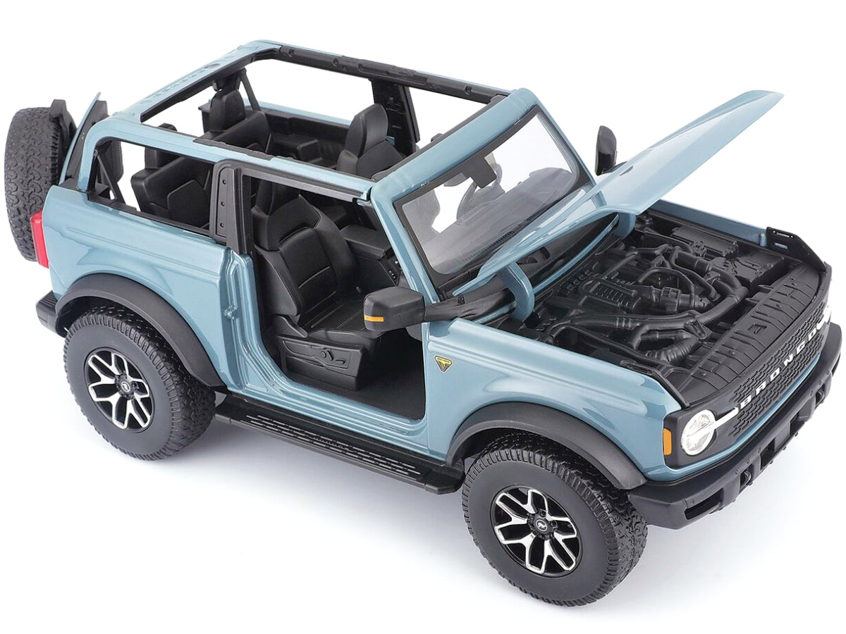 2021 Ford Bronco Badlands Blue "Special Edition" 1/18 Diecast Model Car