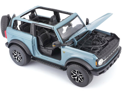 2021 Ford Bronco Badlands Blue "Special Edition" 1/18 Diecast Model Car