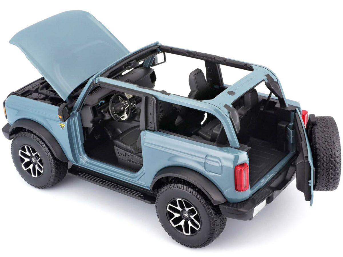 2021 Ford Bronco Badlands Blue "Special Edition" 1/18 Diecast Model Car