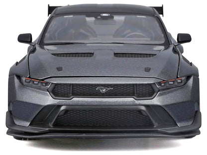 2025 Ford Mustang GTD Dark Gray Metallic with Black Top "Special Edition" Series 1/18 Diecast Model Car