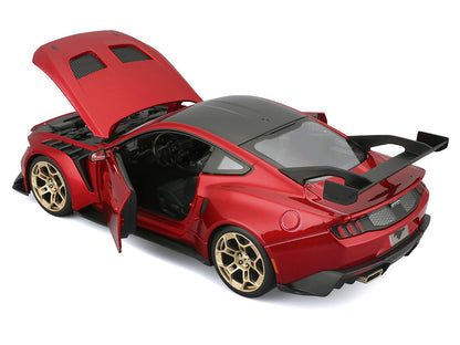 2025 Ford Mustang GTD Red Metallic with Black Top "Special Edition" Series 1/18 Diecast Model Car