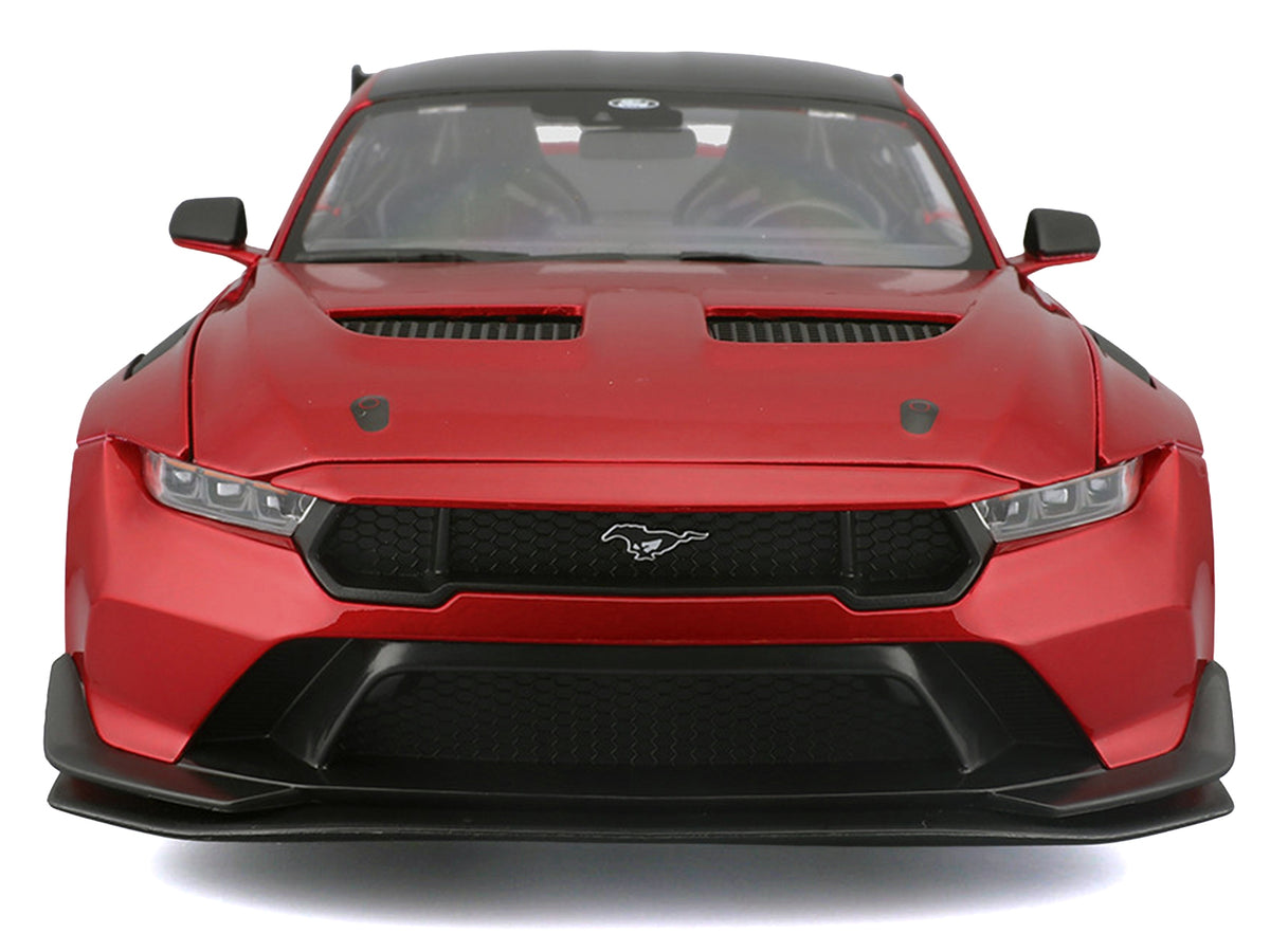 2025 Ford Mustang GTD Red Metallic with Black Top "Special Edition" Series 1/18 Diecast Model Car