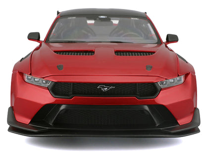 2025 Ford Mustang GTD Red Metallic with Black Top "Special Edition" Series 1/18 Diecast Model Car