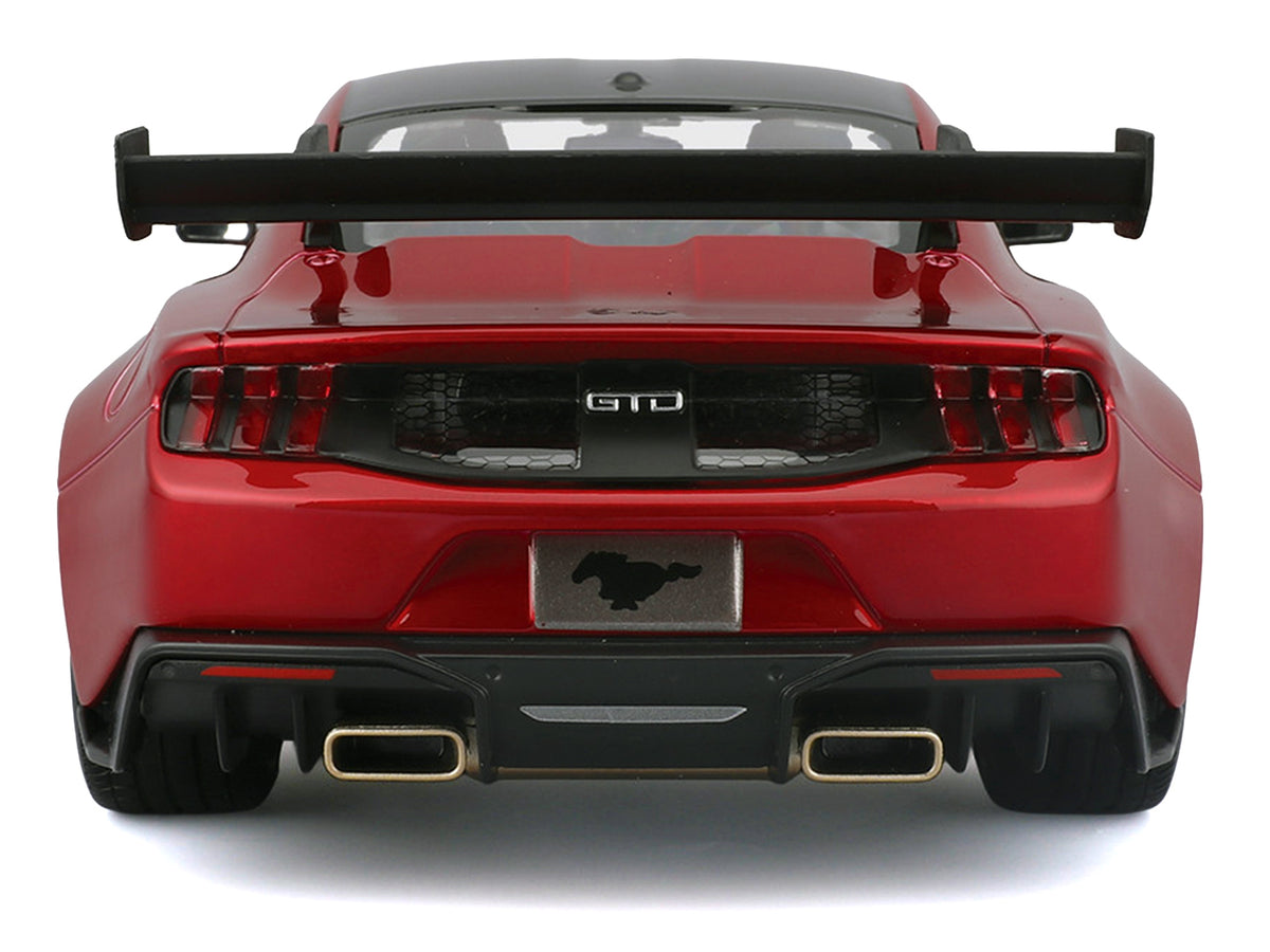 2025 Ford Mustang GTD Red Metallic with Black Top "Special Edition" Series 1/18 Diecast Model Car