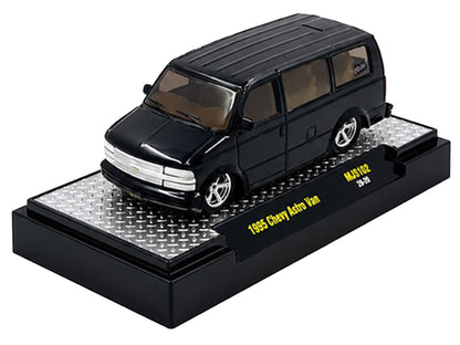 1995 Chevrolet Astro Van "Slow & Low" Black Limited Edition to 6720 pieces Worldwide 1/64 Diecast Model Car