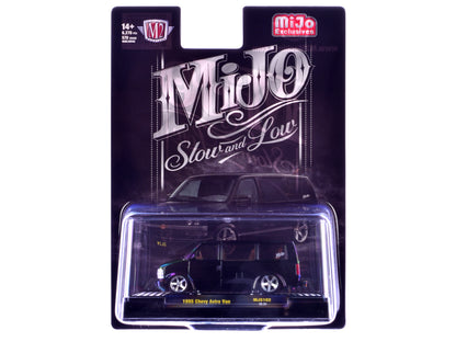 1995 Chevrolet Astro Van "Slow & Low" Black Limited Edition to 6720 pieces Worldwide 1/64 Diecast Model Car