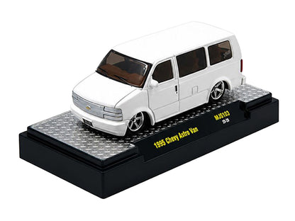 1995 Chevrolet Astro Van "Slow & Low" White Limited Edition to 6720 pieces Worldwide 1/64 Diecast Model Car