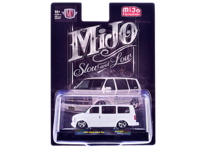 1995 Chevrolet Astro Van "Slow & Low" White Limited Edition to 6720 pieces Worldwide 1/64 Diecast Model Car