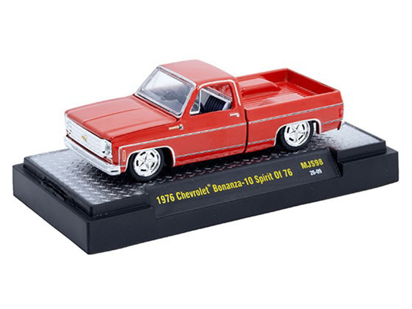1976 Chevrolet Silverado Bonanza-10 Pickup Truck "Spirit of '76" Red Limited Edition to 12750 pieces Worldwide 1/64 Diecast Model Car