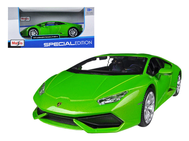 Lamborghini Huracan LP610-4 Green 1/24 Diecast Model Car