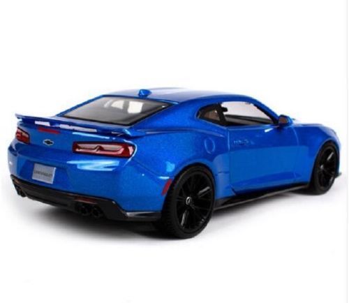 2017 Chevrolet Camaro ZL1 Blue Metallic 1/24 Diecast Model Car