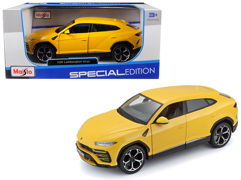 Lamborghini Urus Yellow 1/24 Diecast Model Car