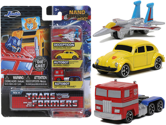 "Transformers" 3 piece Set Release 2 "Nano Hollywood Rides" Diecast Models