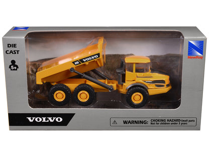 Volvo A25G Dump Truck Yellow Diecast Model