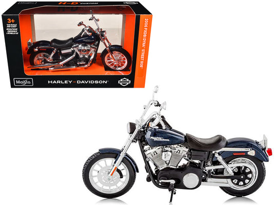 2006 Harley Davidson FXDBI Dyna Street Bob Bike Motorcycle Model 1/12