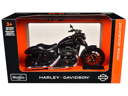 2014 Harley Davidson Sportster Iron 883 1/12 Diecast Motorcycle Model