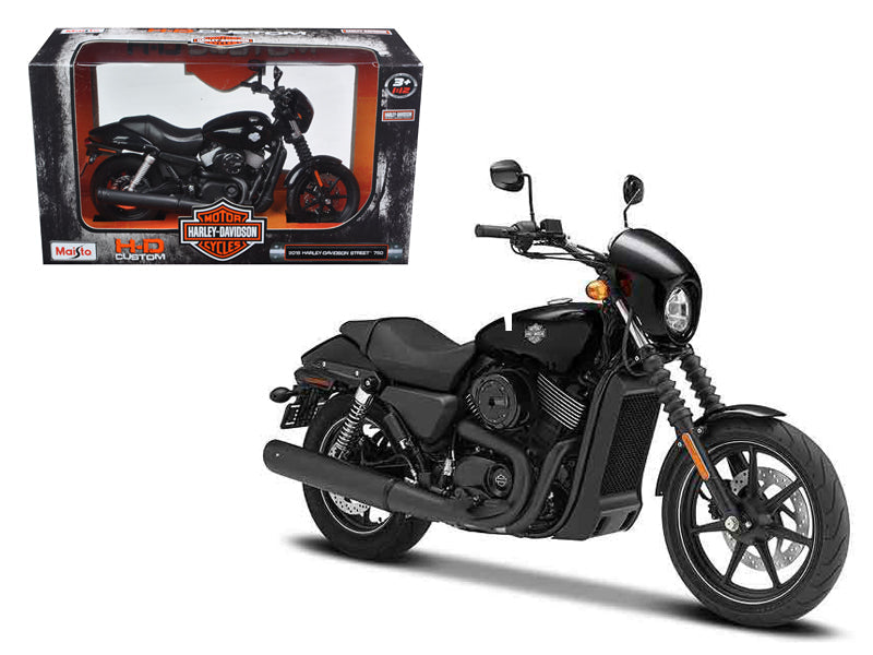 2015 Harley Davidson Street 750 Motorcycle Model 1/12