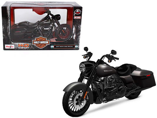 2017 Harley-Davidson King Road Special Black 1/12 Diecast Motorcycle Model