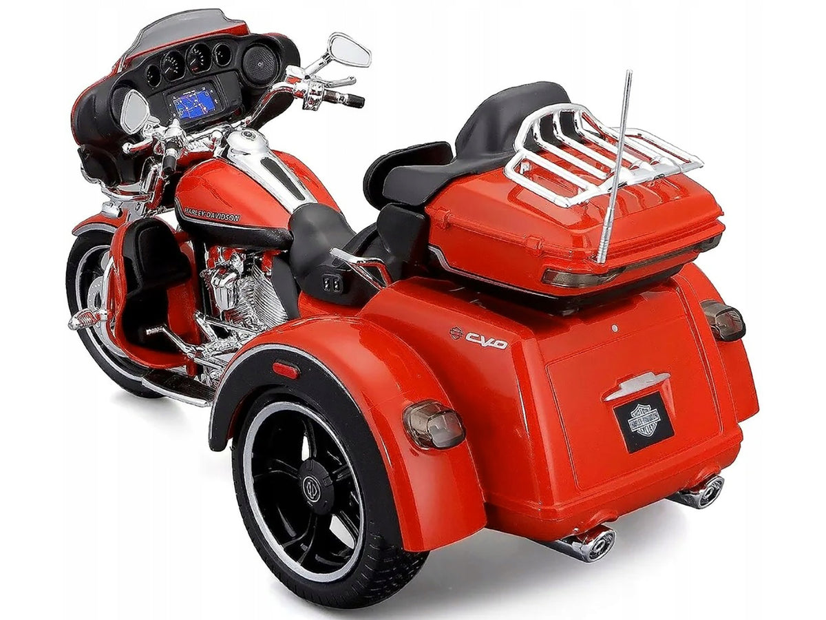 2021 Harley Davidson CVO Tri Glide Motorcycle Orange "H-D Custom" 1/12 Diecast Model