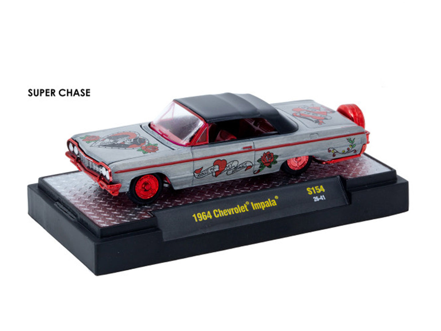 "Auto-Thentics" 6 piece Set Release S154 IN DISPLAY CASES Limited Edition 1/64 Diecast Model Cars