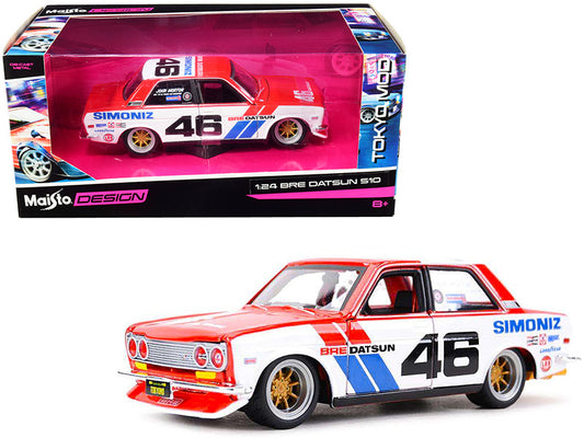 Datsun 510 #46 "Simoniz" BRE (Brock Racing Enterprises) "Tokyo Mod" 1/24 Diecast Model Car