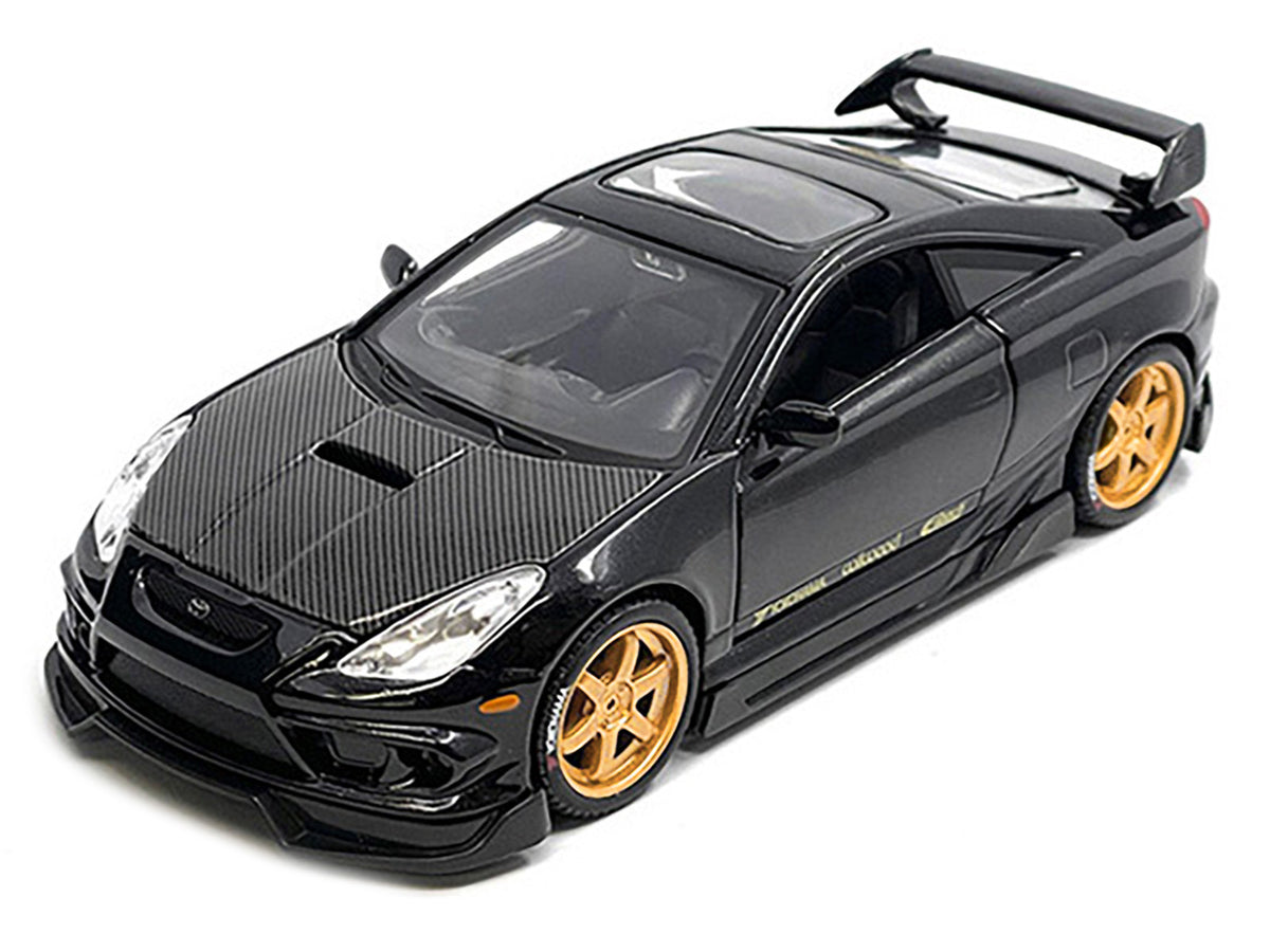 Toyota Celica GT-S Black with Carbon Hood and Sunroof "Maisto Design Tokyo Mod" Series 1/24 Diecast Model Car