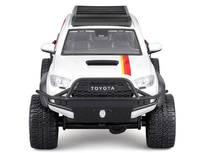 2023 Toyota Tacoma TRD PRO Off Road Pickup Truck White with Graphics and Roof Rack "Maisto Design" Series 1/27 Diecast Model Car Maisto