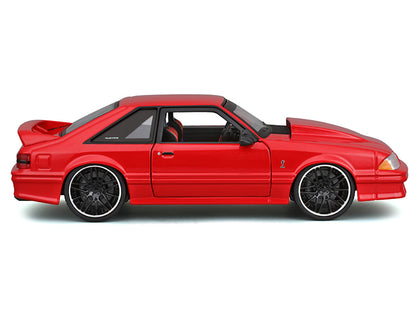 1993 Ford Mustang SVT Cobra Red "Classic Muscle" "Maisto Design" Series 1/24 Diecast Model Car