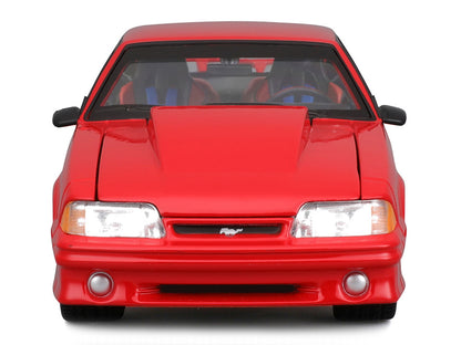 1993 Ford Mustang SVT Cobra Red "Classic Muscle" "Maisto Design" Series 1/24 Diecast Model Car