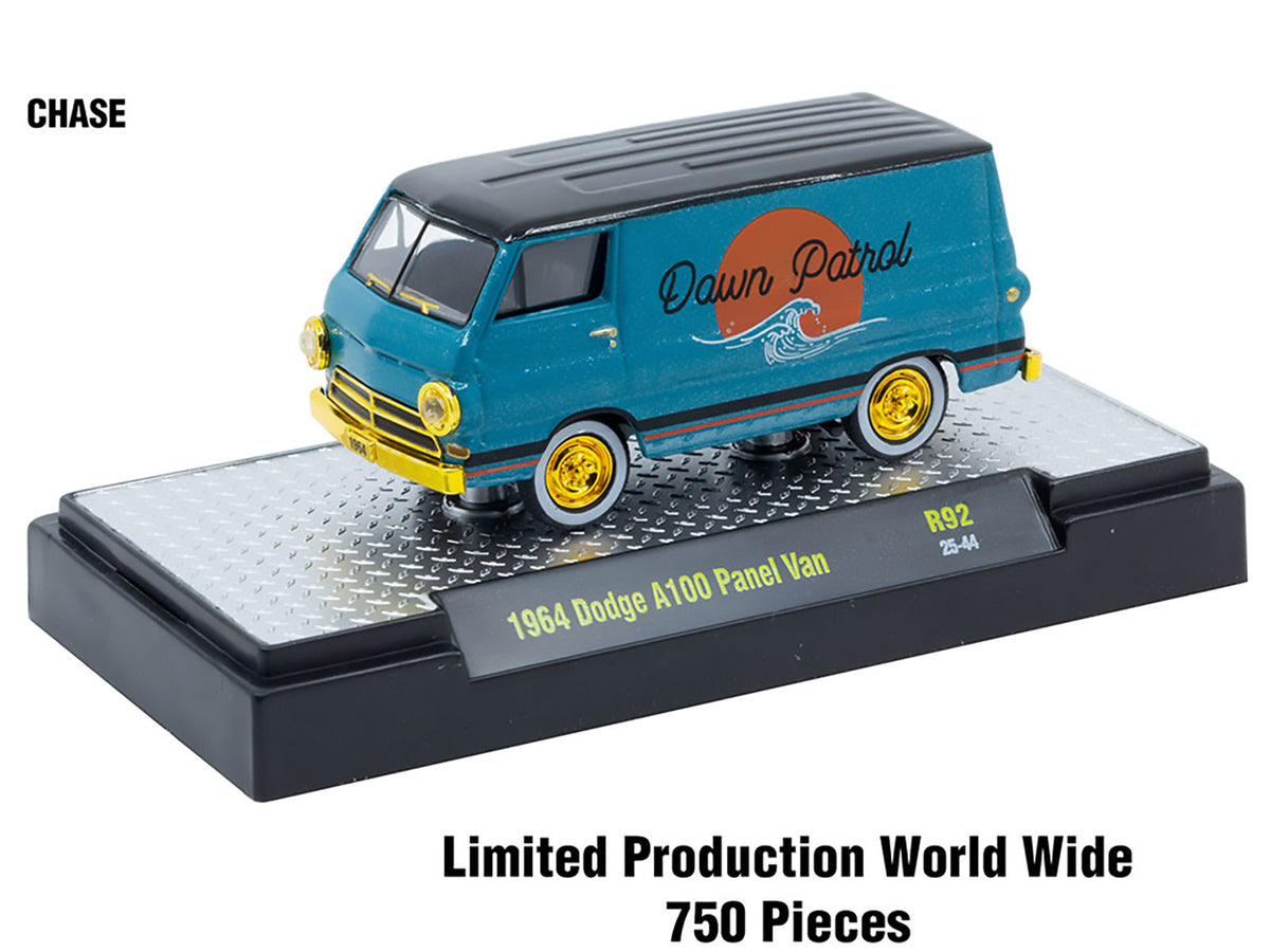 "Auto Meets" Set of 6 Cars IN DISPLAY CASES Release 92 Limited Edition 1/64 Diecast Model Cars