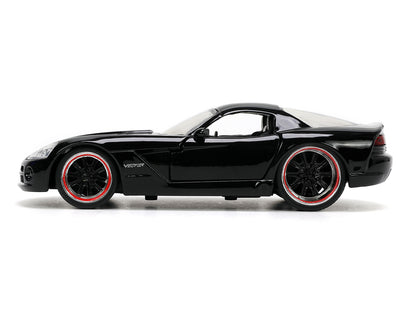 Letty's Dodge Viper SRT 10 Black "Furious 7" (2015) Movie "Fast & Furious" Series 1/32 Diecast Model Car