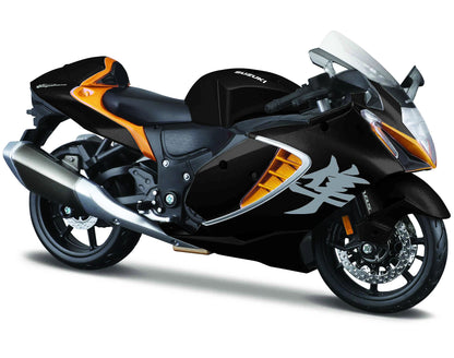 2022 Suzuki Hayabusa Black Metallic 1/12 Diecast Motorcycle Model