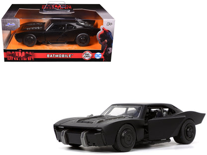 Batmobile Black "The Batman" (2022) Movie "Hollywood Rides" Series 1/32 Diecast Model Car