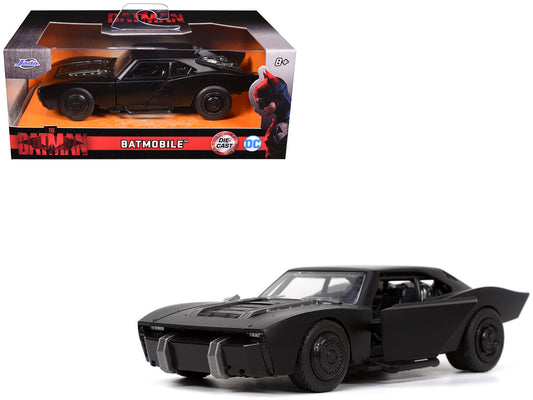 Batmobile Black "The Batman" (2022) Movie "Hollywood Rides" Series 1/32 Diecast Model Car