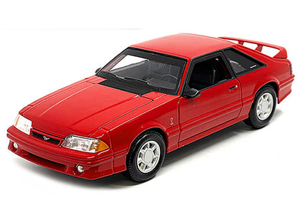 1993 Ford Mustang SVT Cobra Red "Special Edition" Series 1/24 Diecast Model Car