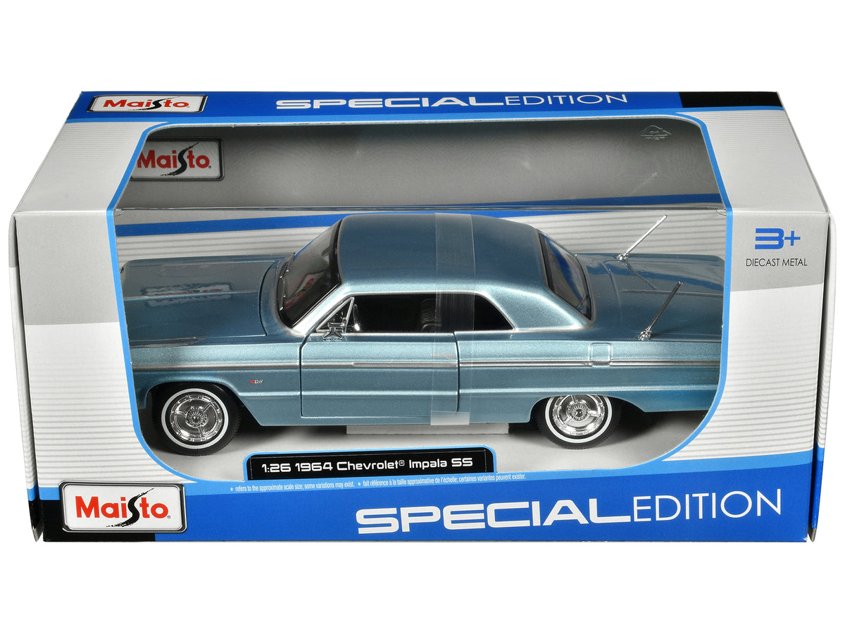 1964 Chevrolet Impala SS Blue Metallic "Special Edition" Series 1/26 Diecast Model Car