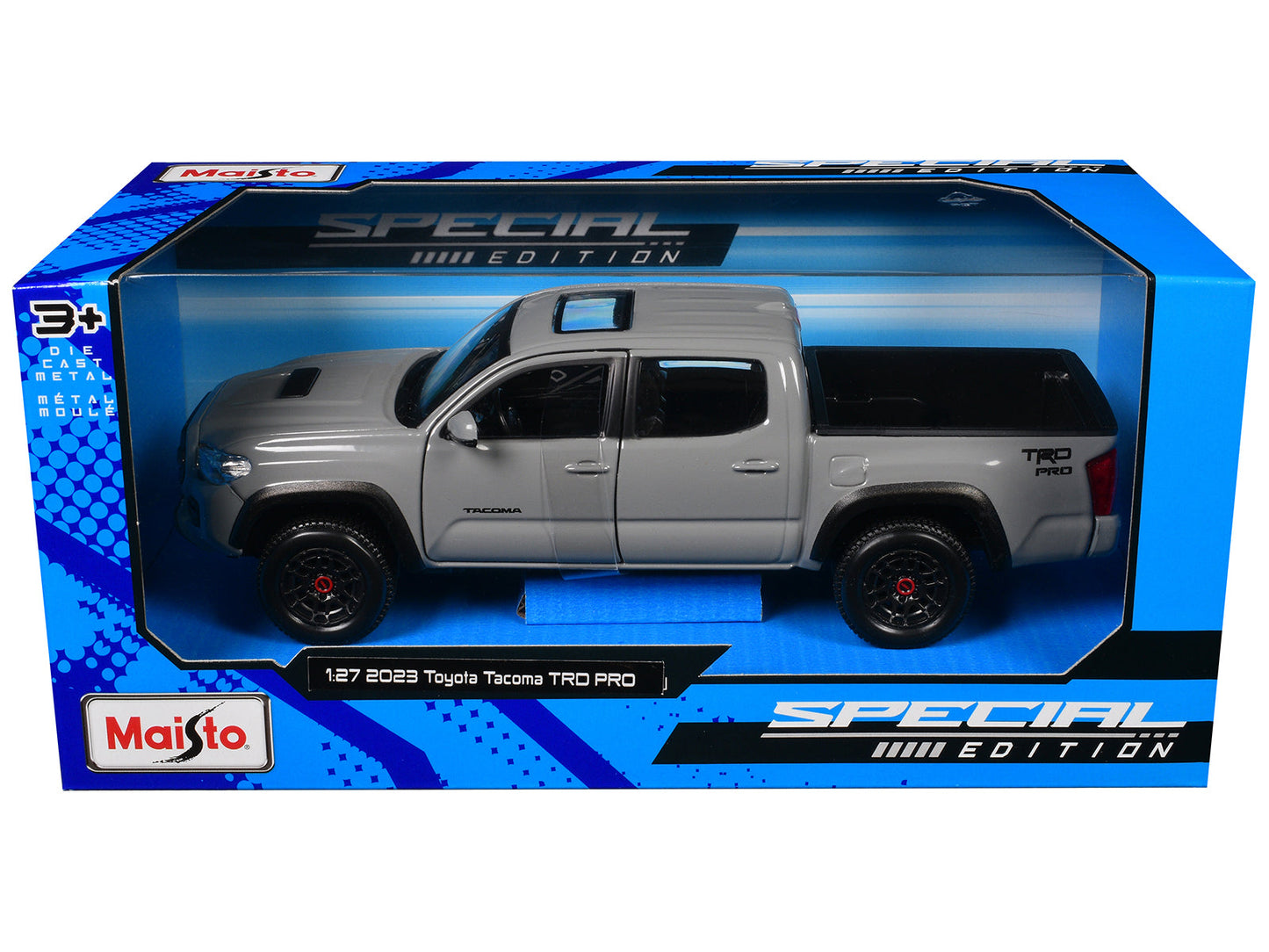 2023 Toyota Tacoma TRD PRO Pickup Truck Gray with Sunroof "Special Edition" Series 1/27 Diecast Model Car