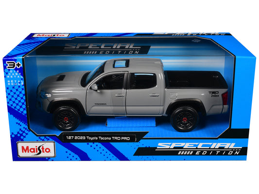 2023 Toyota Tacoma TRD PRO Pickup Truck Gray with Sunroof "Special Edition" Series 1/27 Diecast Model Car