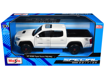 2023 Toyota Tacoma TRD PRO Pickup Truck White with Sunroof "Special Edition" Series 1/27 Diecast Model Car