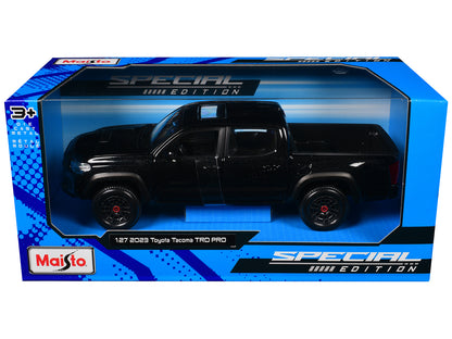 2023 Toyota Tacoma TRD PRO Pickup Truck Black Metallic with Sunroof "Special Edition" Series 1/27 Diecast Model Car