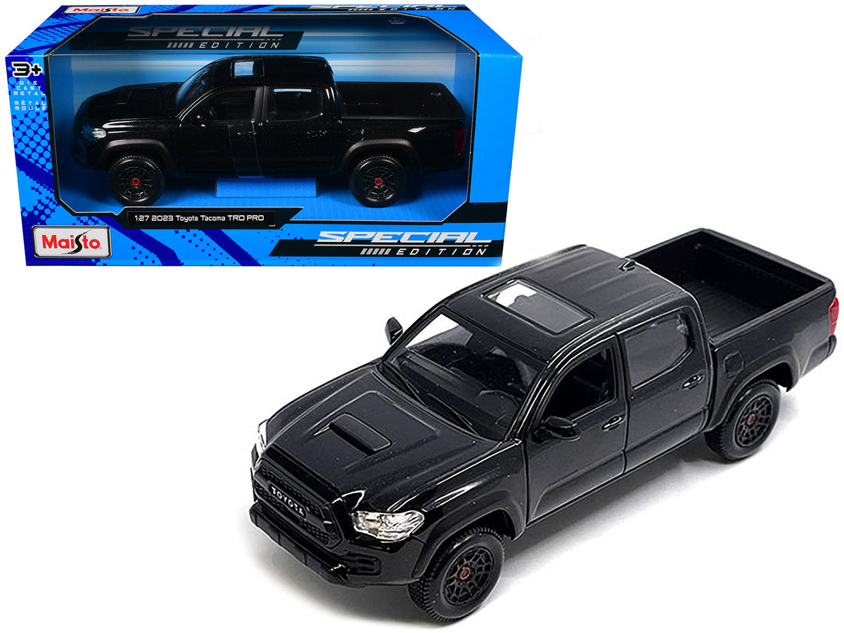 2023 Toyota Tacoma TRD PRO Pickup Truck Black Metallic with Sunroof "Special Edition" Series 1/27 Diecast Model Car