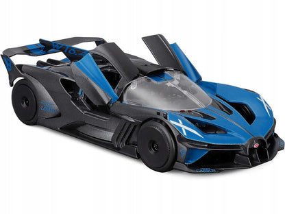 Bugatti Bolide Blue and Black Metallic "Special Edition" Series 1/24 Diecast Model Car