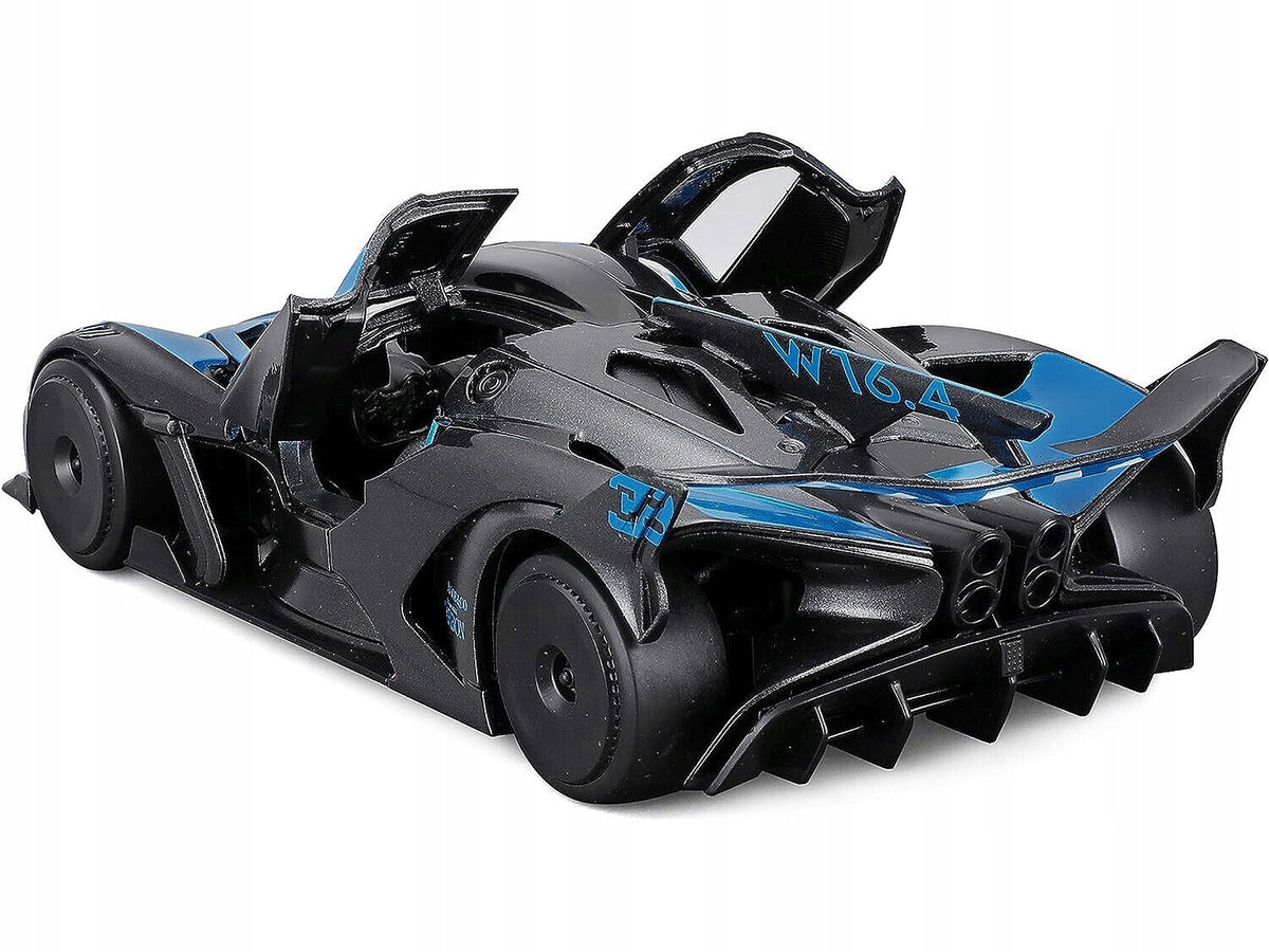 Bugatti Bolide Blue and Black Metallic "Special Edition" Series 1/24 Diecast Model Car