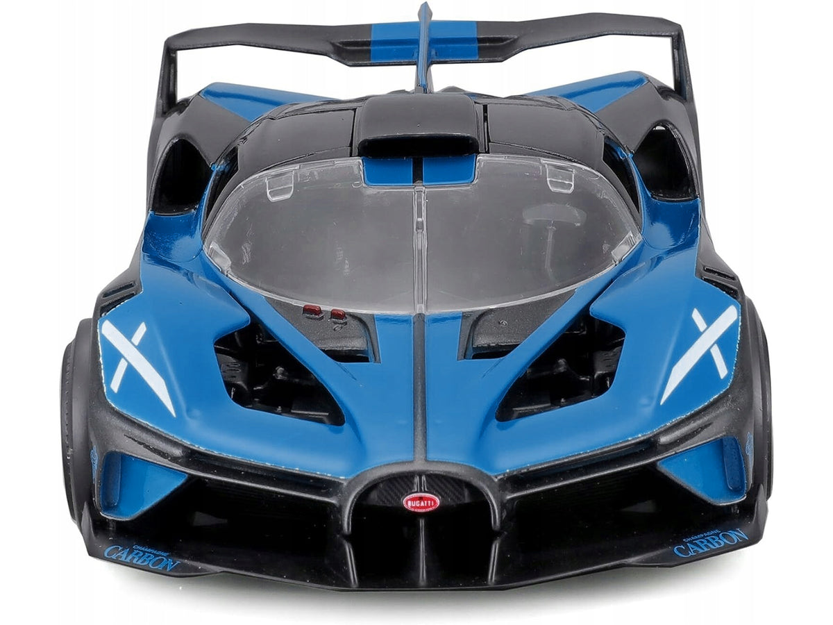 Bugatti Bolide Blue and Black Metallic "Special Edition" Series 1/24 Diecast Model Car