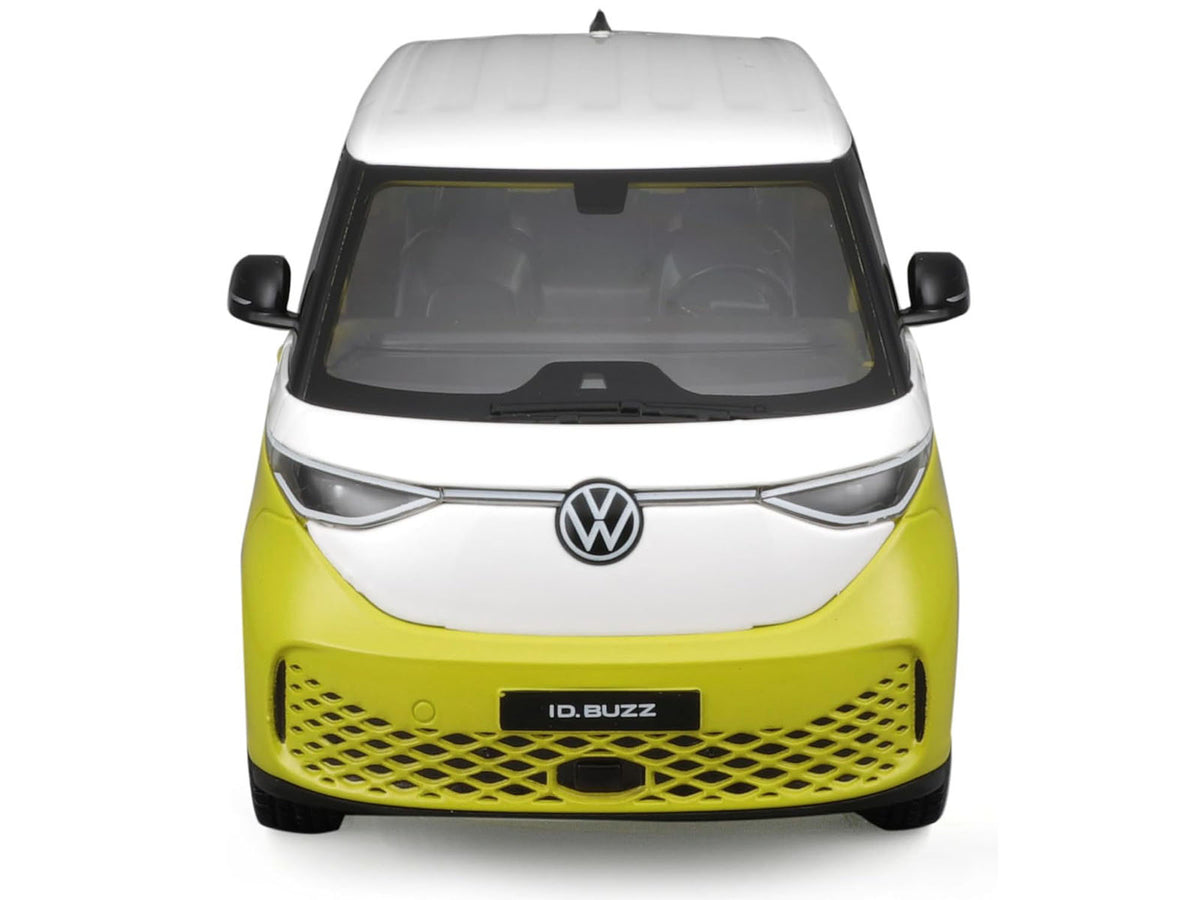 2023 Volkswagen ID. Buzz Van Yellow and White "Special Edition" Series 1/24 Diecast Model Car