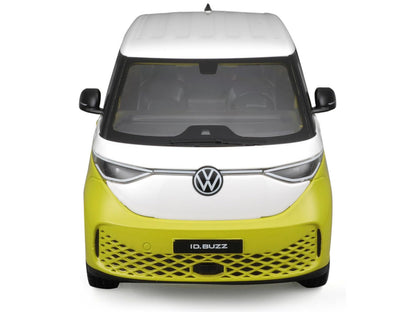 2023 Volkswagen ID. Buzz Van Yellow and White "Special Edition" Series 1/24 Diecast Model Car