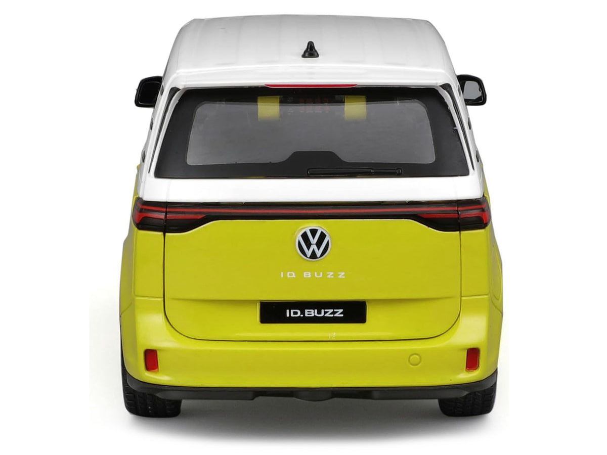 2023 Volkswagen ID. Buzz Van Yellow and White "Special Edition" Series 1/24 Diecast Model Car